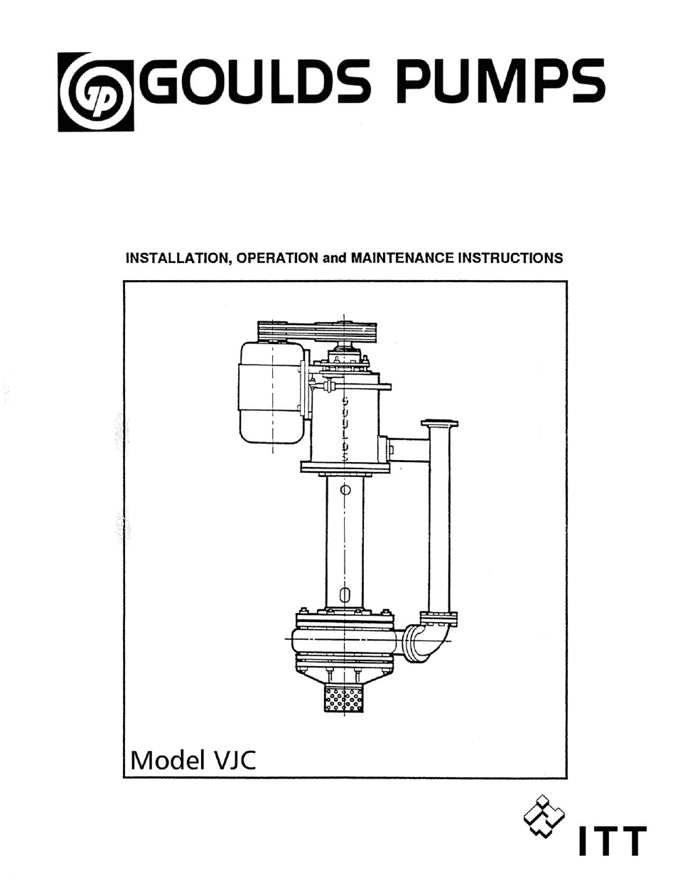 Goulds Pumps VJC - IOM User Manual | 36 pages