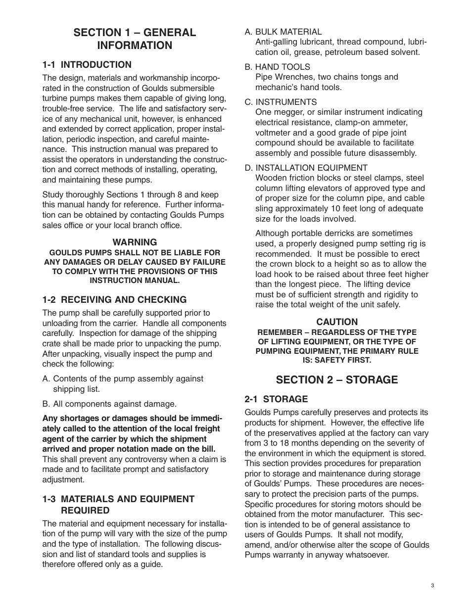 Goulds Pumps VS - IOM User Manual | Page 11 / 28