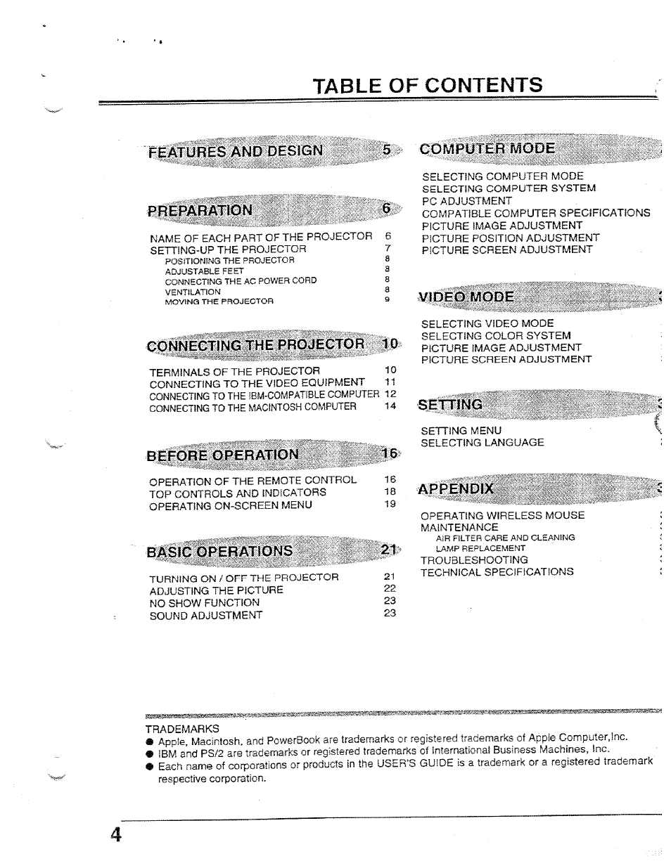 Ask Proxima Ultralight LX User Manual | Page 4 / 40