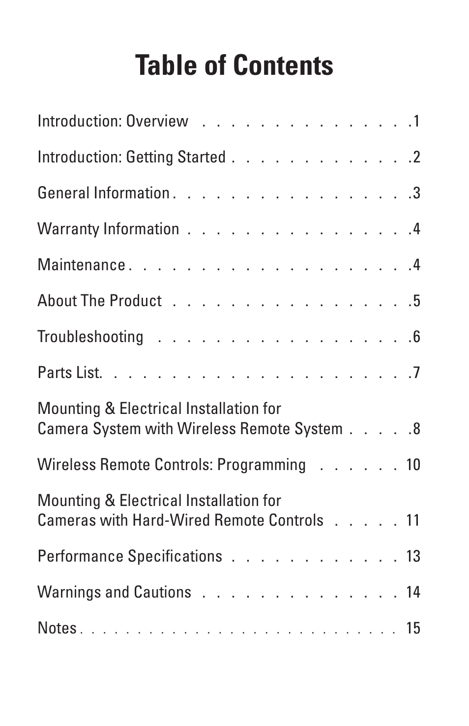 Golight HELIOS Thermal Imaging Camera User Manual | Page 3 / 20