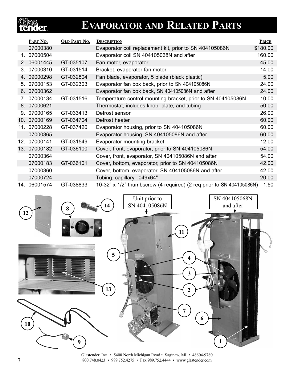 Vaporator, Elated, Arts | Glastender MFV24 Reach-In Mug Chillers User Manual | Page 10 / 16