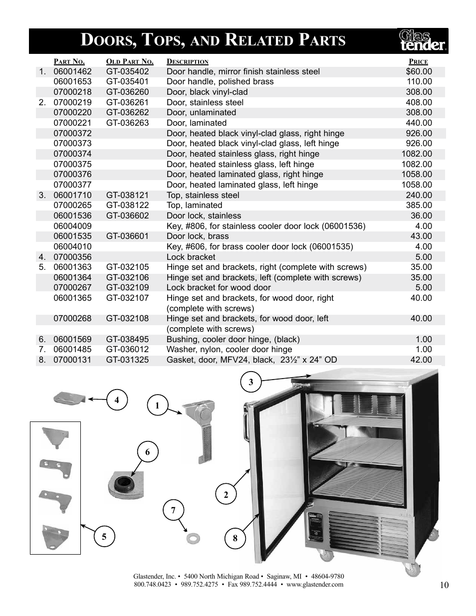 Oors, Elated, Arts | Glastender MFV24 Reach-In Mug Chillers User Manual | Page 13 / 16