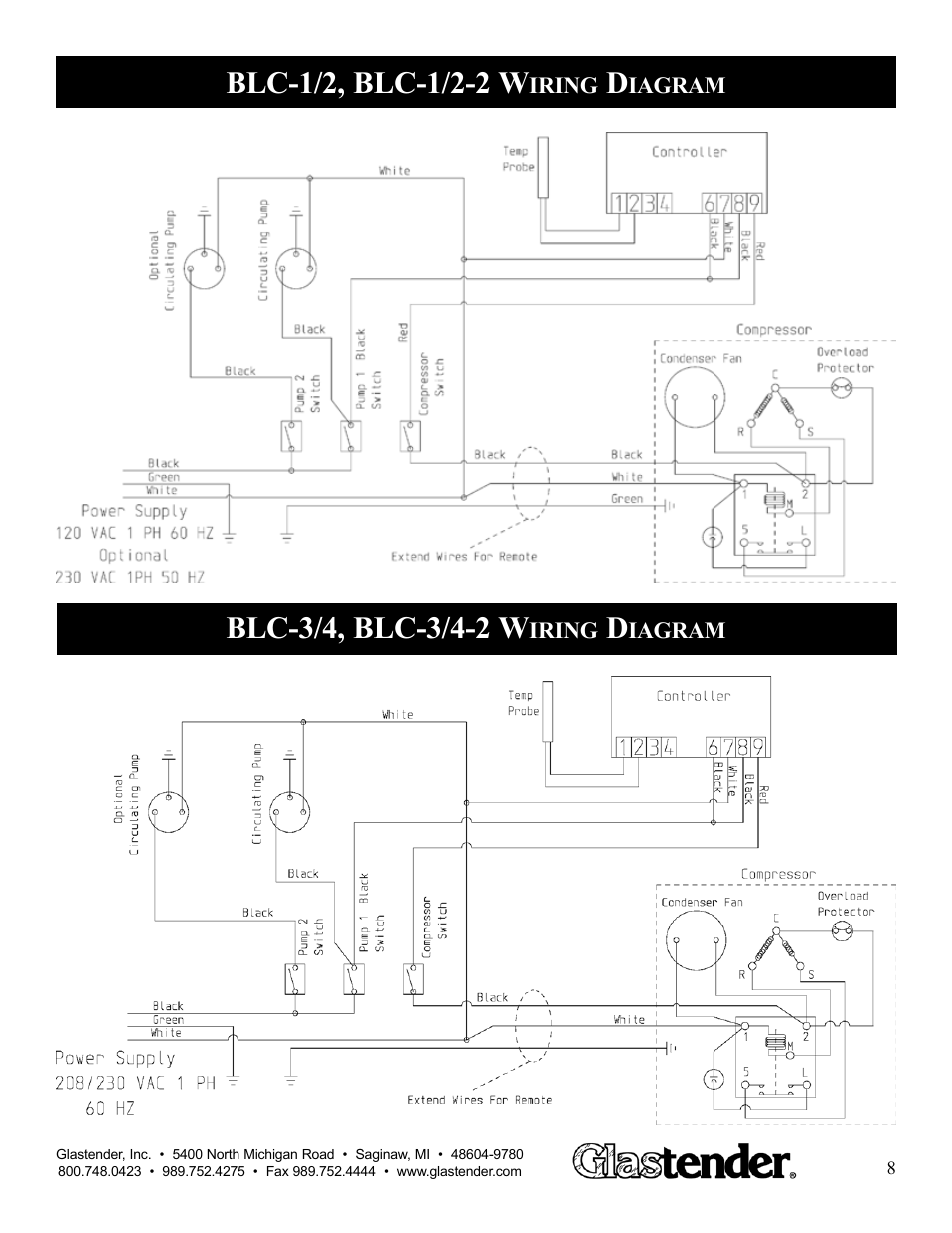 Glastender BLC-3/4-2 User Manual | Page 9 / 21