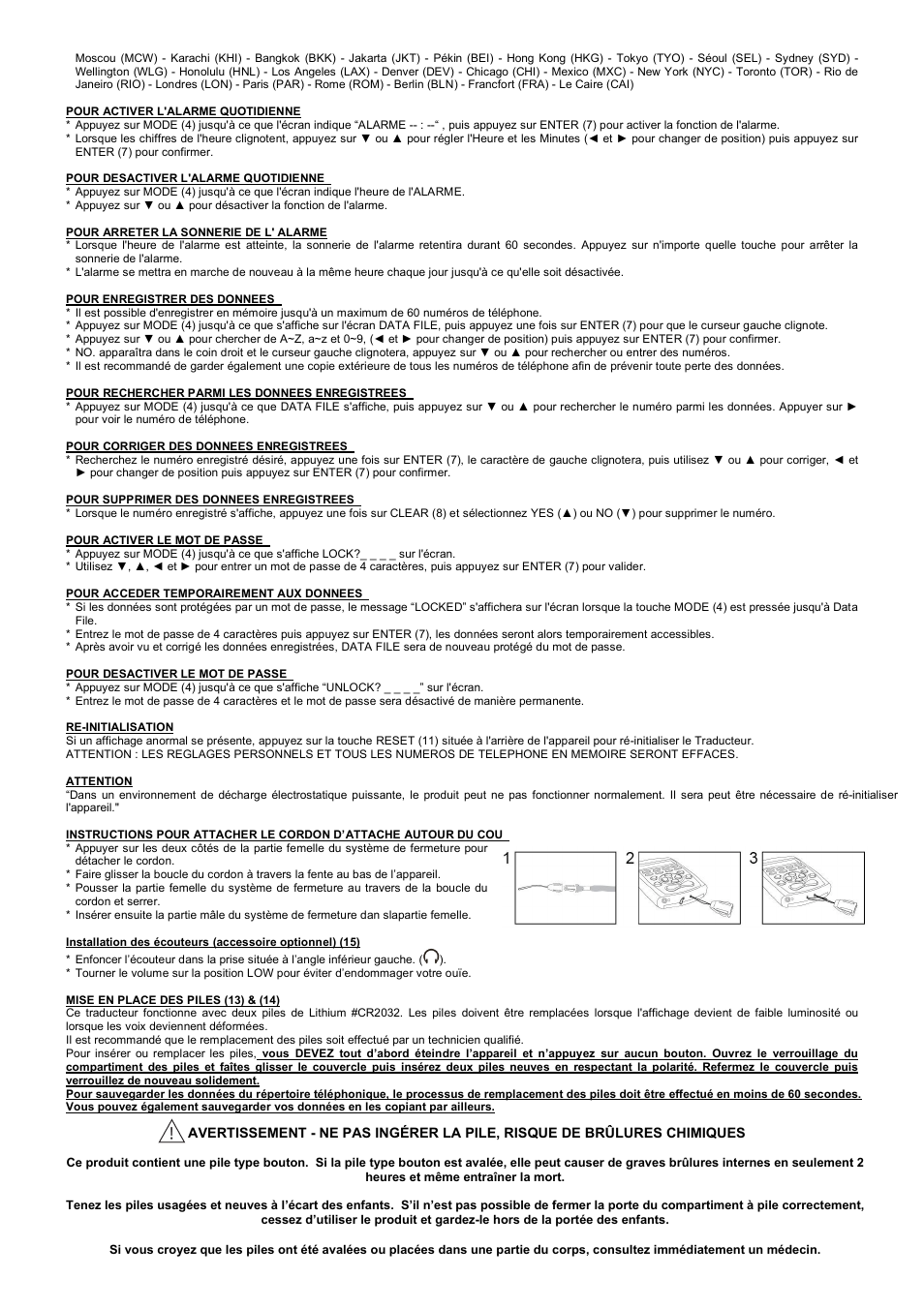 Nyrius Digital Translator User Manual | Page 4 / 8