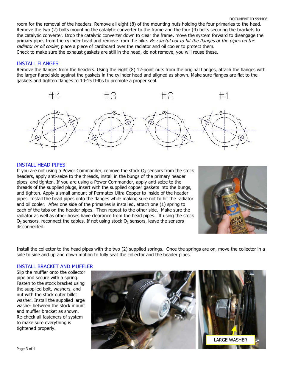 Brocks Performance ShortMeg 2 Full System 14" Muffler S1000RR (10-14) User Manual | Page 3 / 4