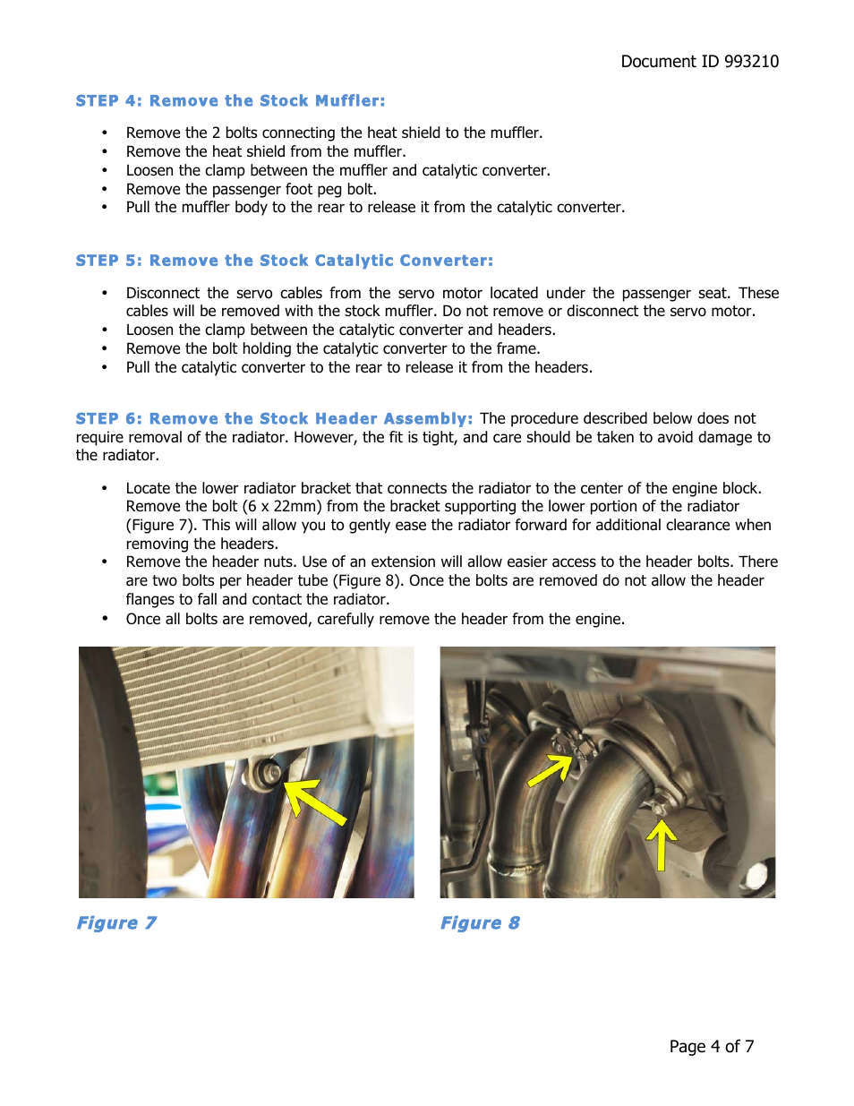 Brocks Performance Alien Head 2 Full System 14" Muffler ZX-10R (11-14) User Manual | Page 4 / 7