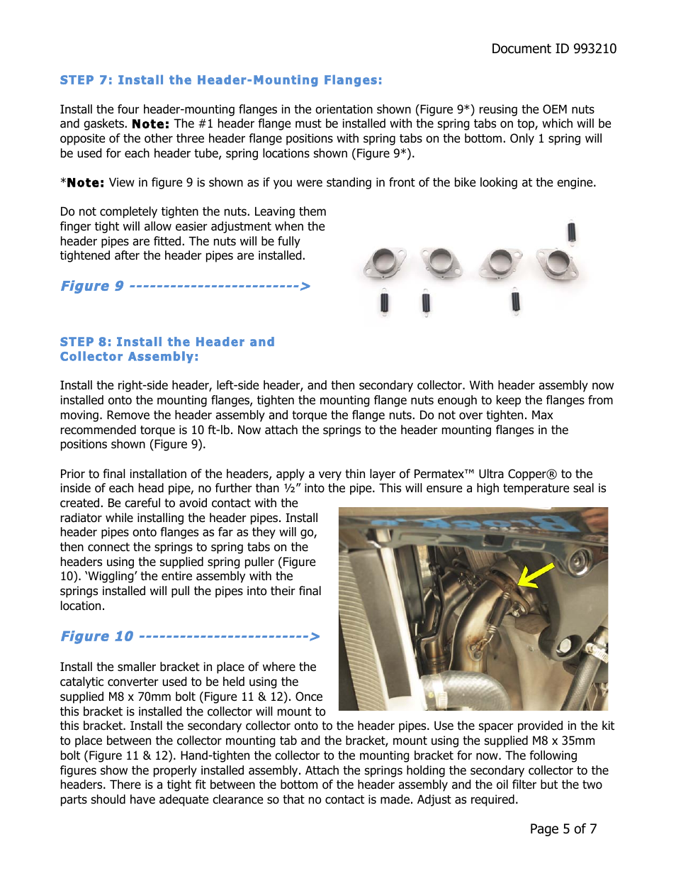 Brocks Performance Alien Head 2 Full System 14" Muffler ZX-10R (11-14) User Manual | Page 5 / 7