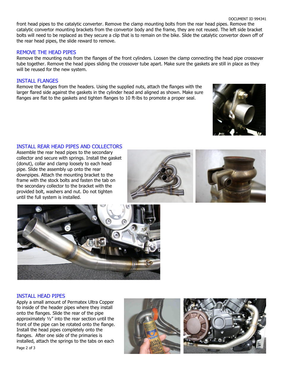 Brocks Performance ShortMeg 2 Full System 14'' Muffler VMAX (09-14) User Manual | Page 2 / 3