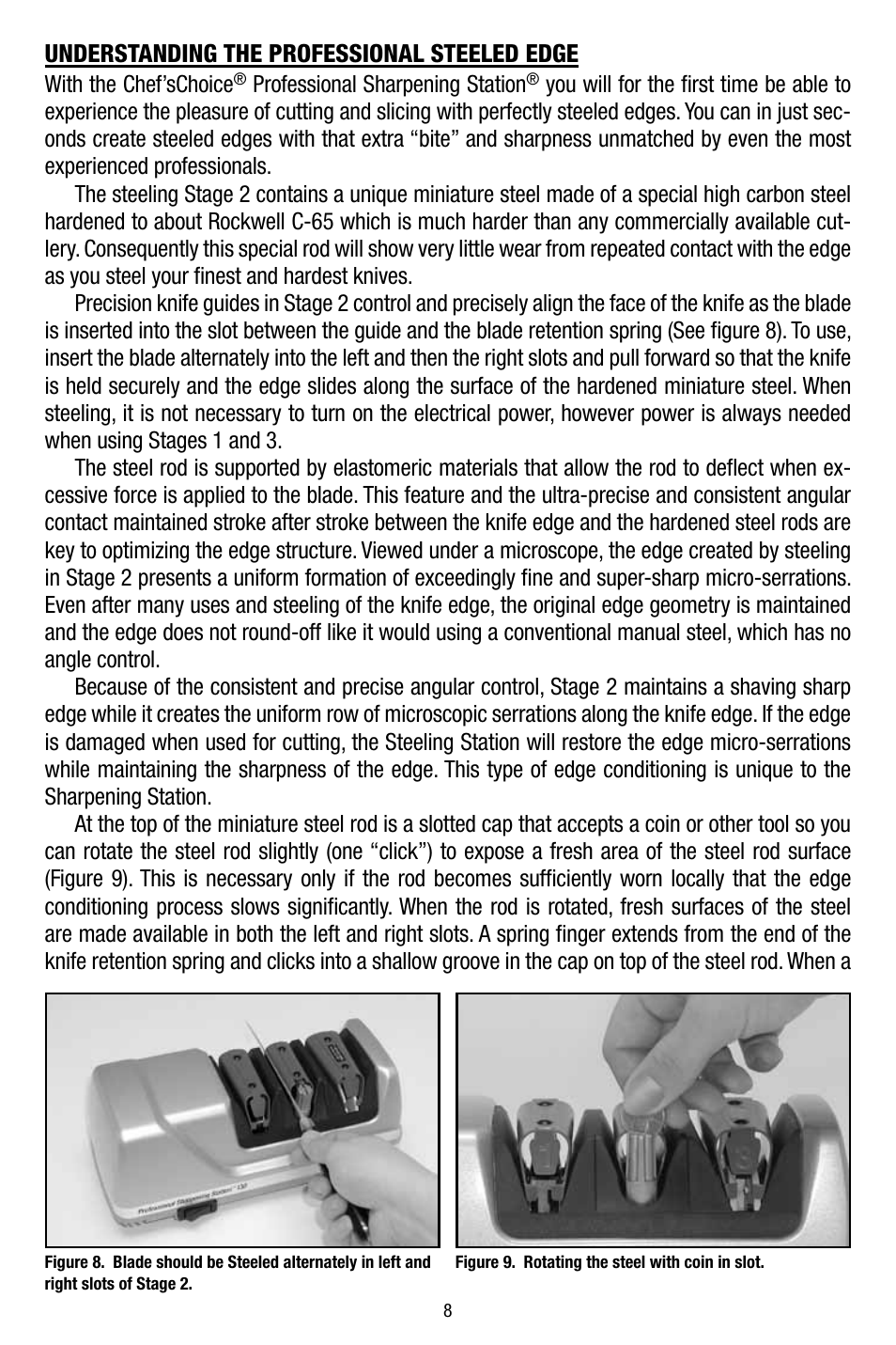 Edgecraft Chef's Choice 130 User Manual | Page 8 / 12