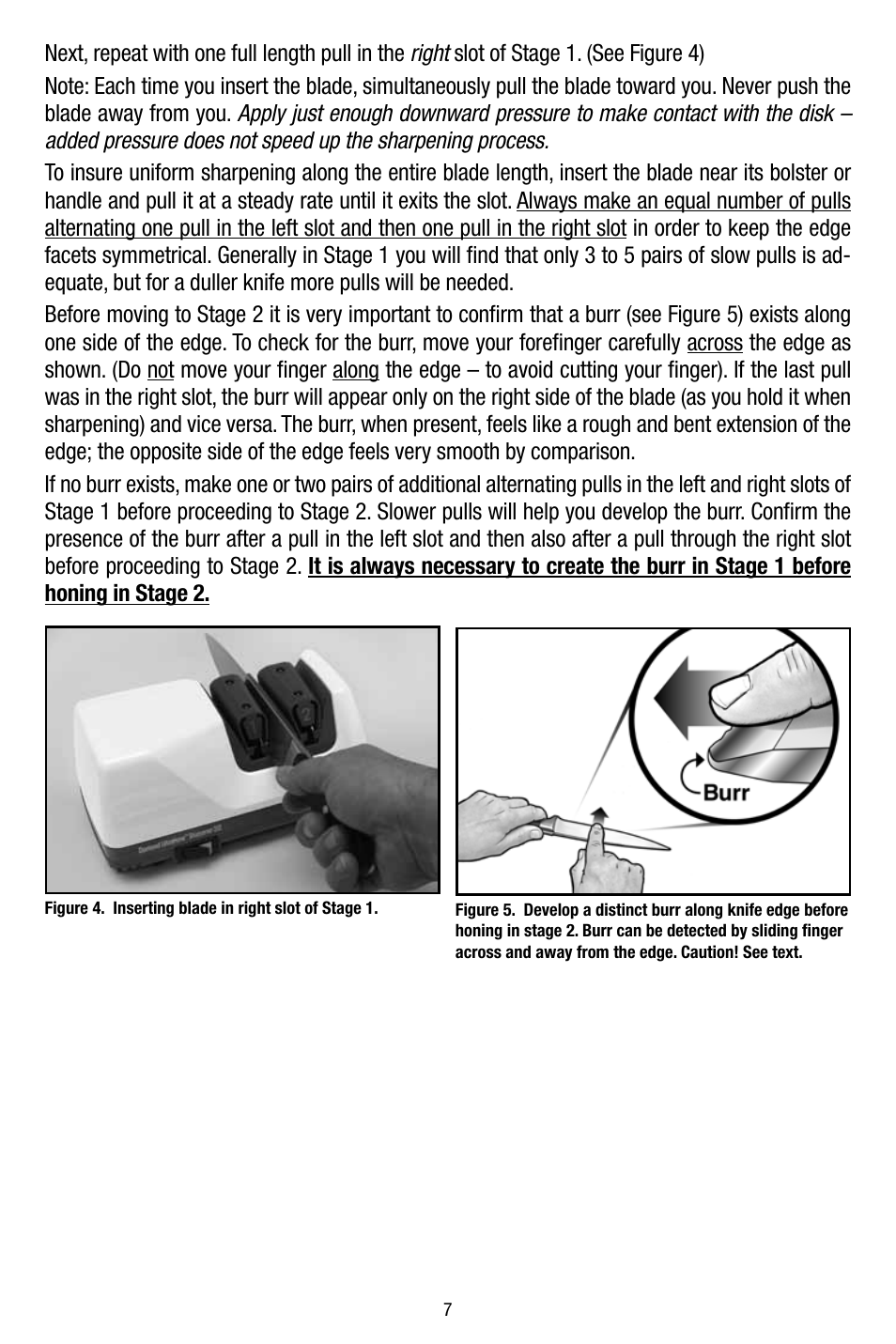 Edgecraft Chef's Choice 312 User Manual | Page 7 / 12