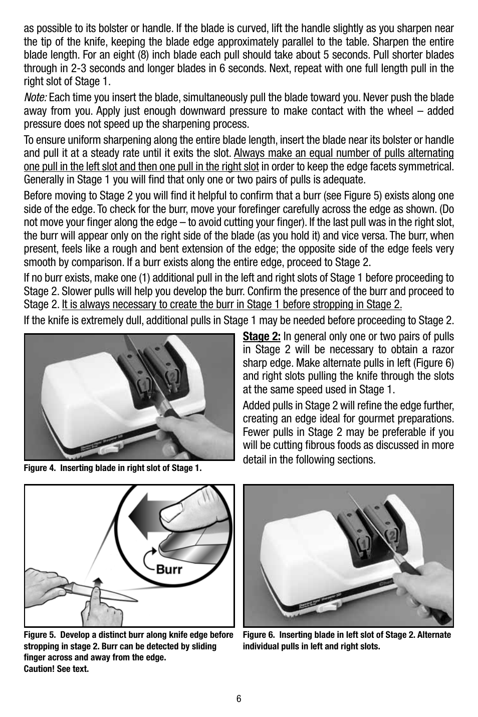 Edgecraft Chef's Choice 320 User Manual | Page 6 / 10