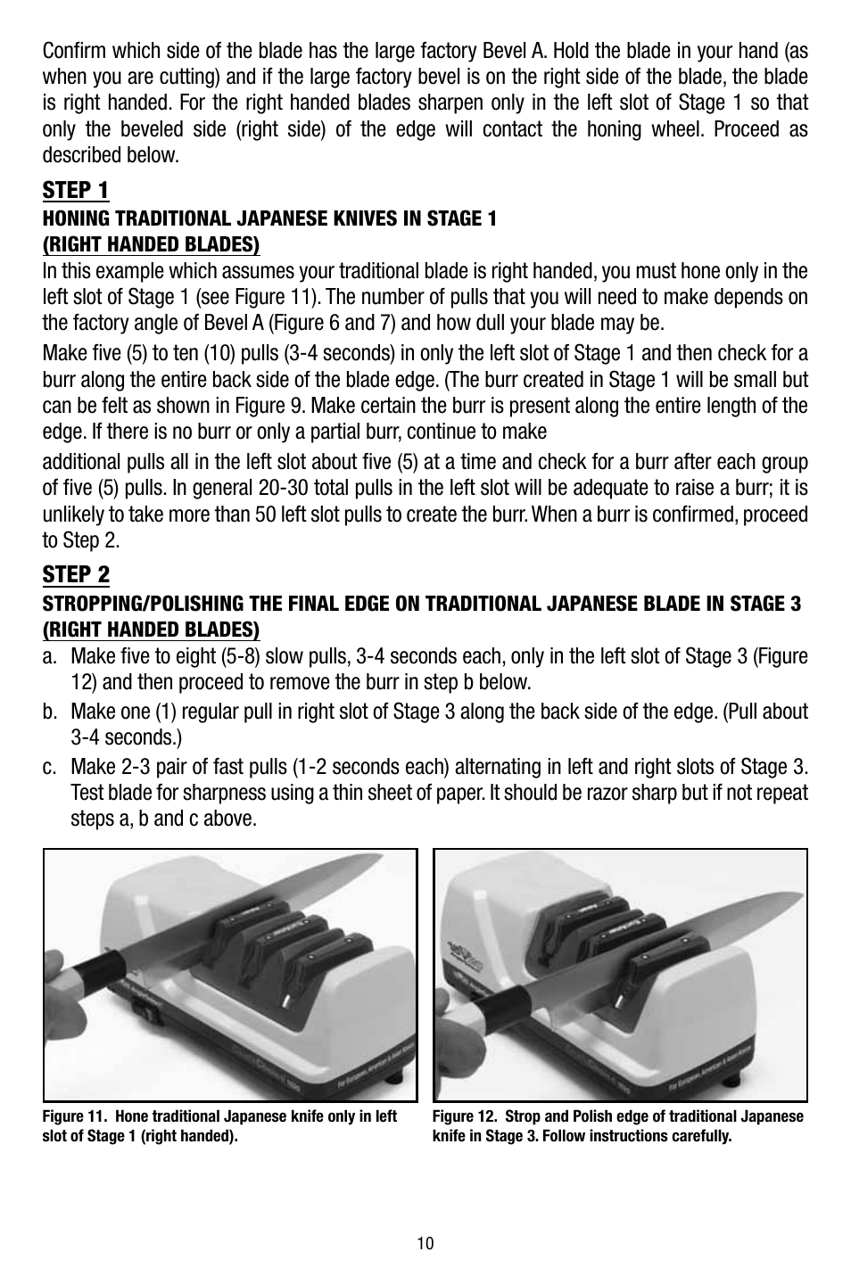 Edgecraft Chef's Choice 1520 User Manual | Page 10 / 16