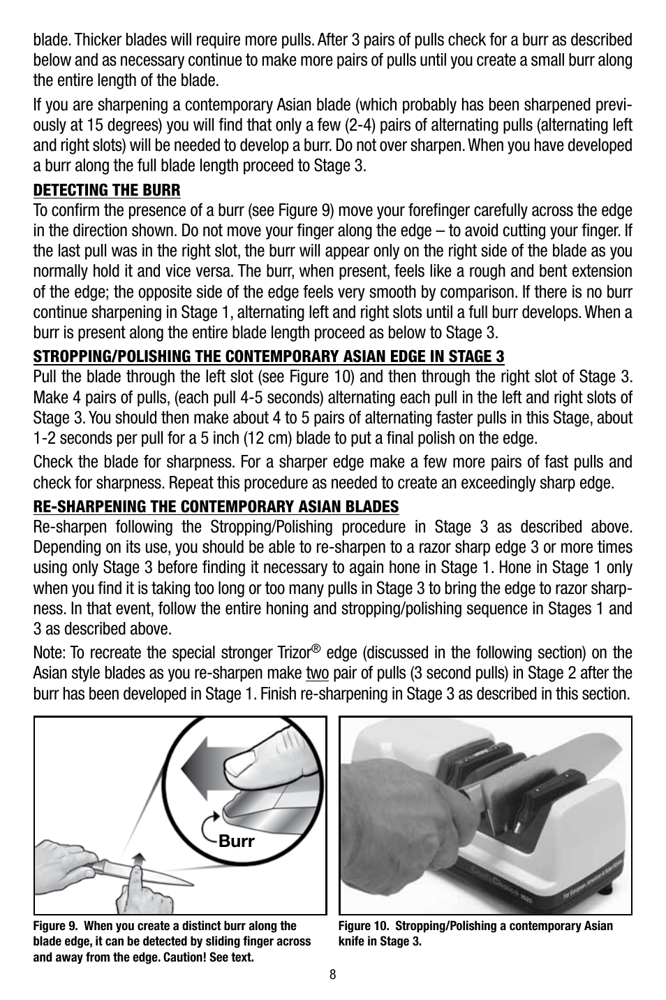Edgecraft Chef's Choice 1520 User Manual | Page 8 / 16