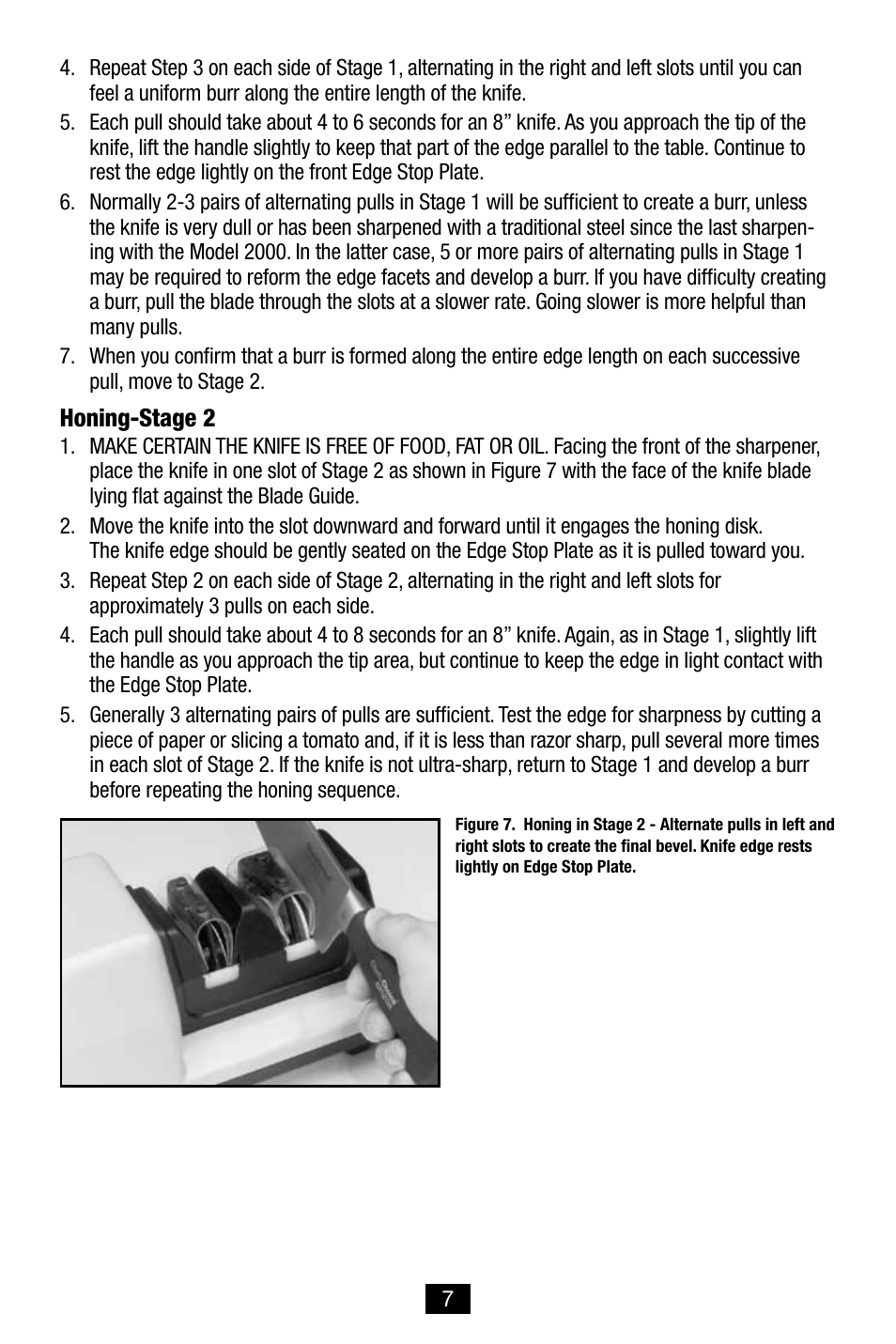 Edgecraft Chef's Choice 2000 User Manual | Page 7 / 12