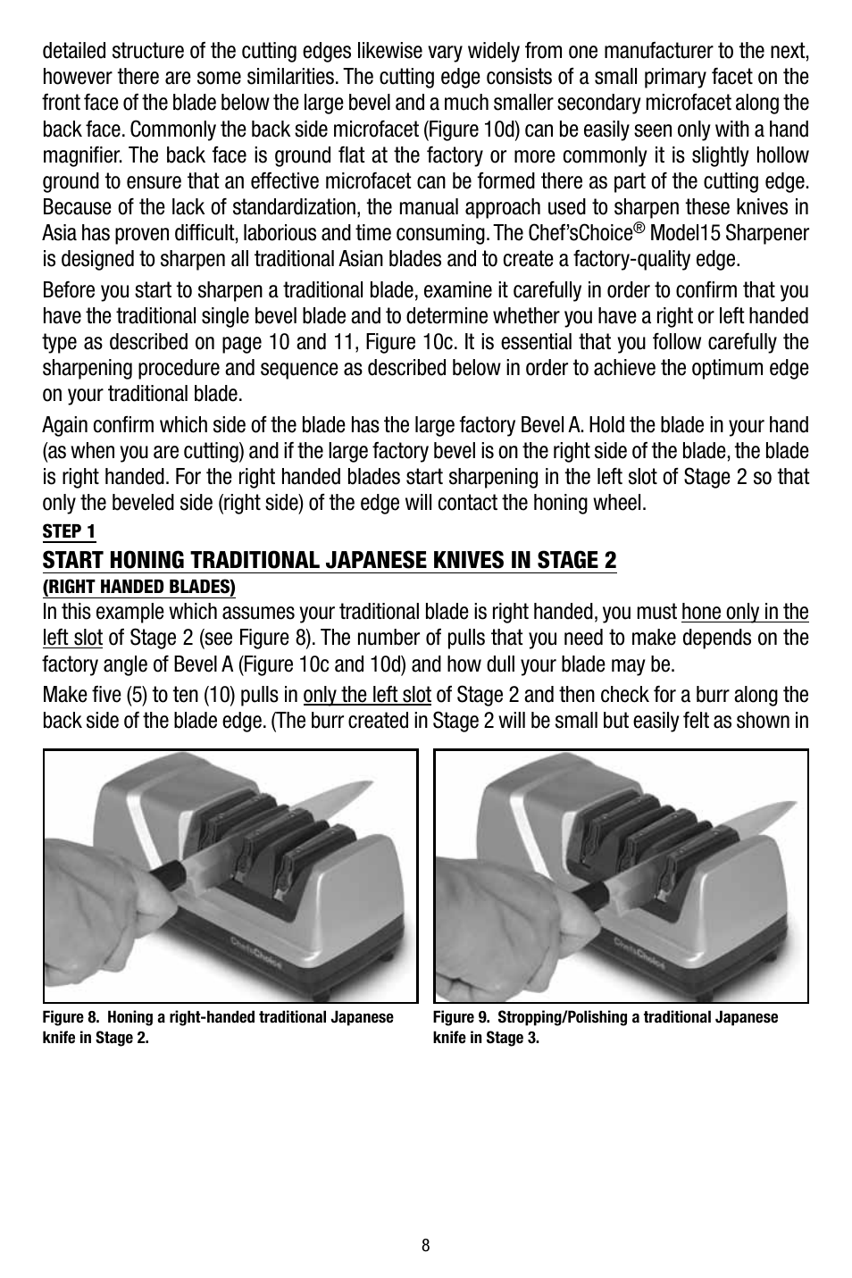 Edgecraft Chef's Choice 15 User Manual | Page 8 / 16