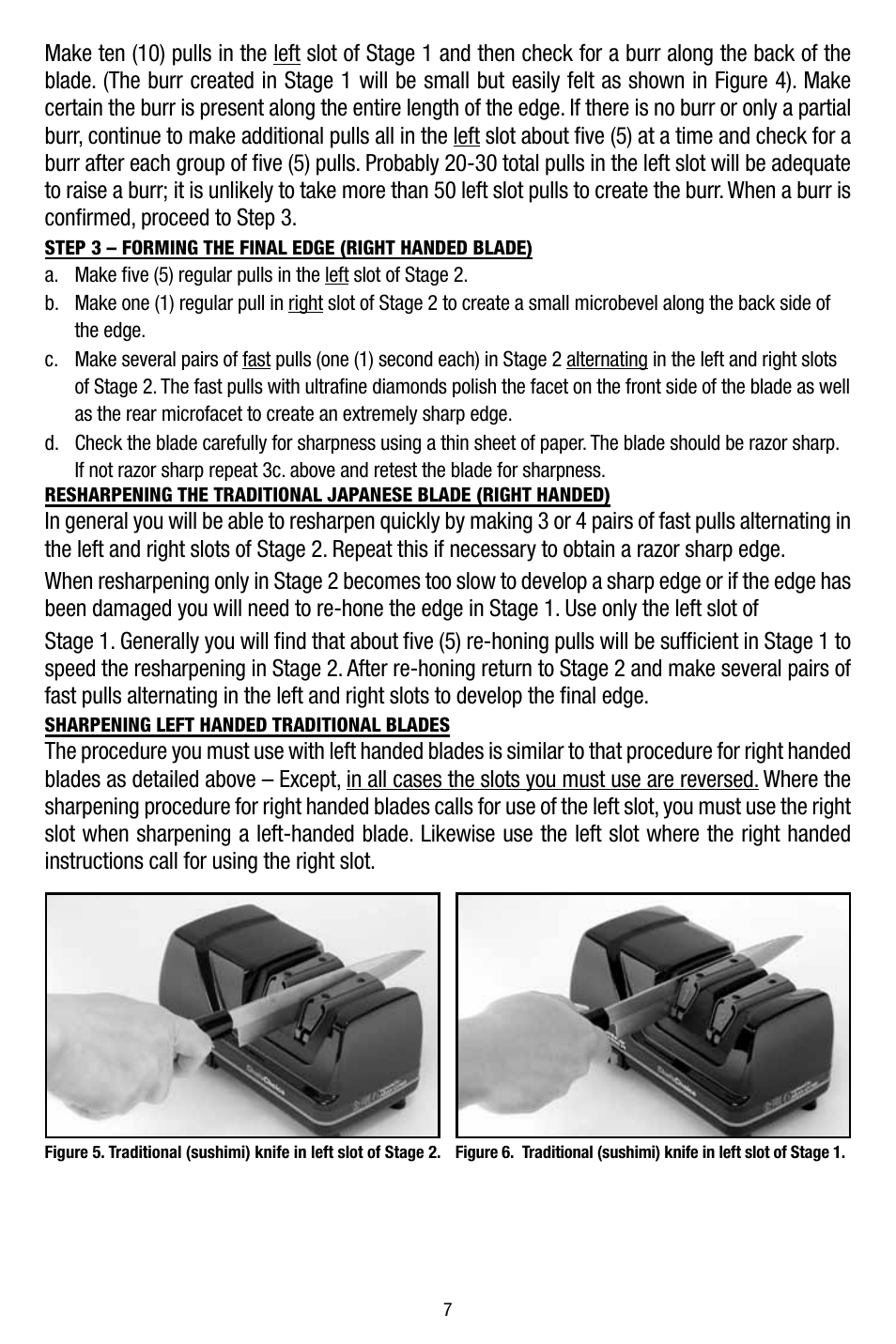 Edgecraft Chef's Choice 316 User Manual | Page 7 / 12