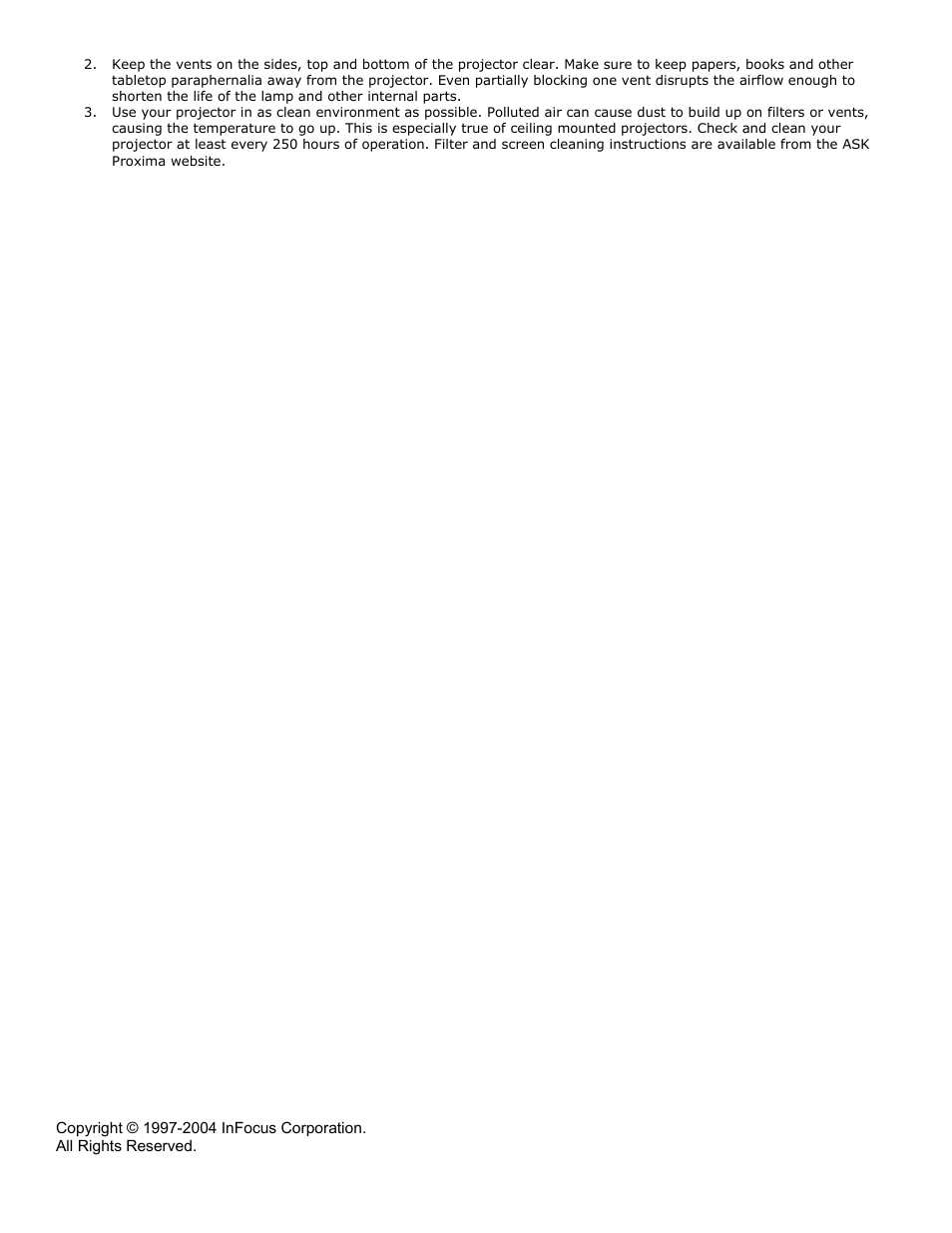 Ask Proxima C40 User Manual | Page 2 / 2