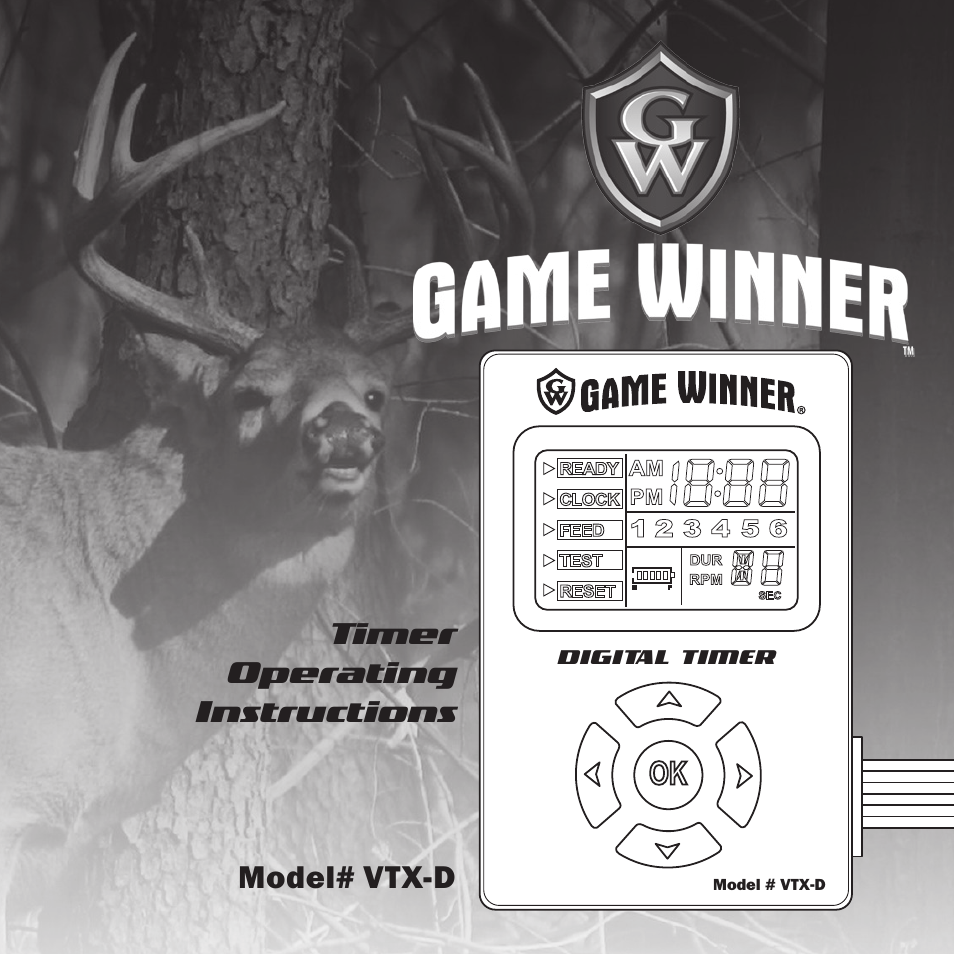 Wildgame Innovations VTX-D User Manual | 16 pages