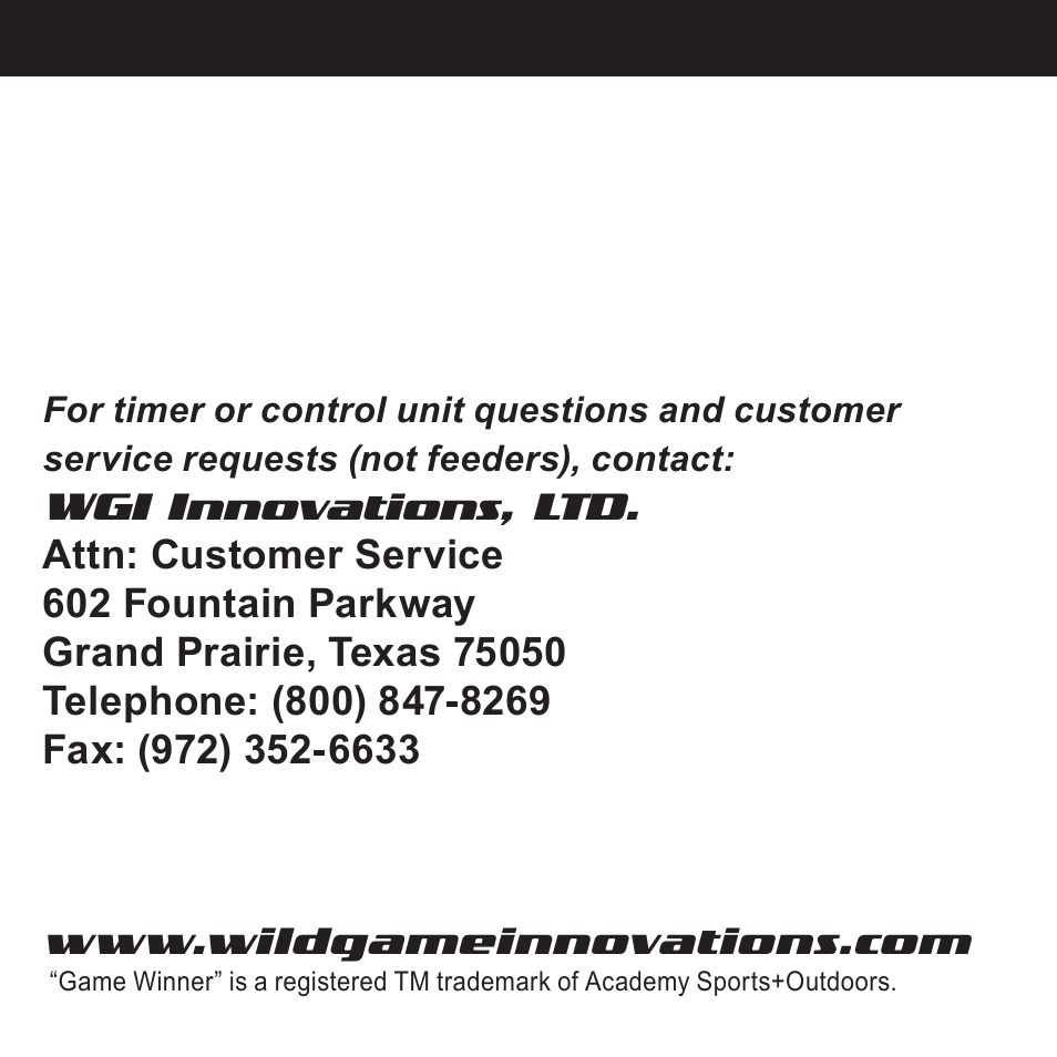 Wildgame Innovations VTX-D User Manual | Page 16 / 16