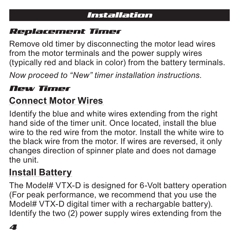 Wildgame Innovations VTX-D User Manual | Page 4 / 16