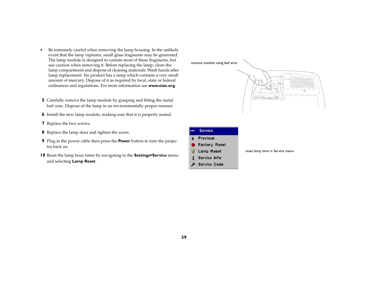 Ask Proxima C180 UG User Manual | Page 40 / 49