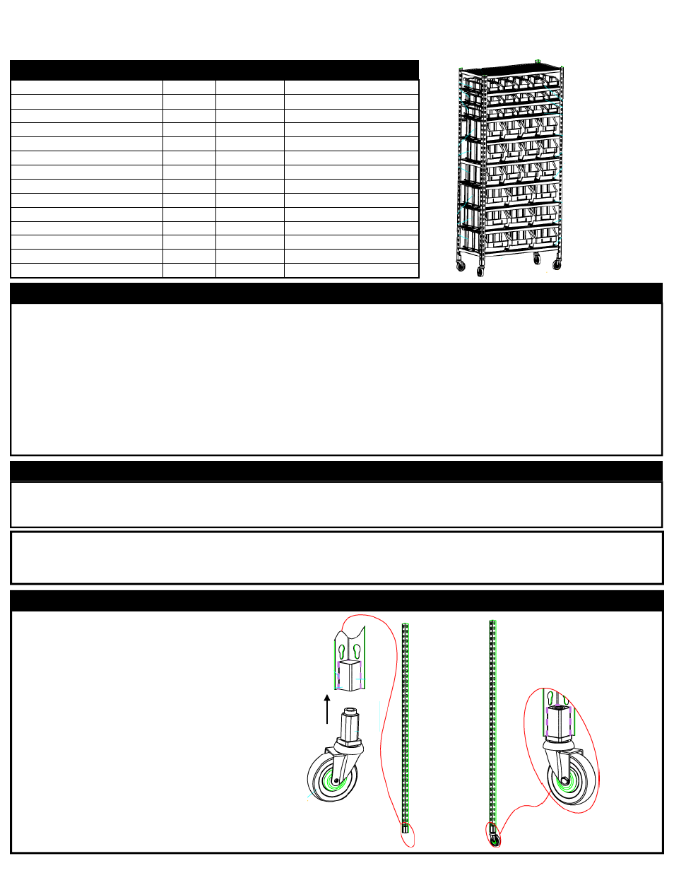 Edsal 1UGK7 User Manual | 3 pages