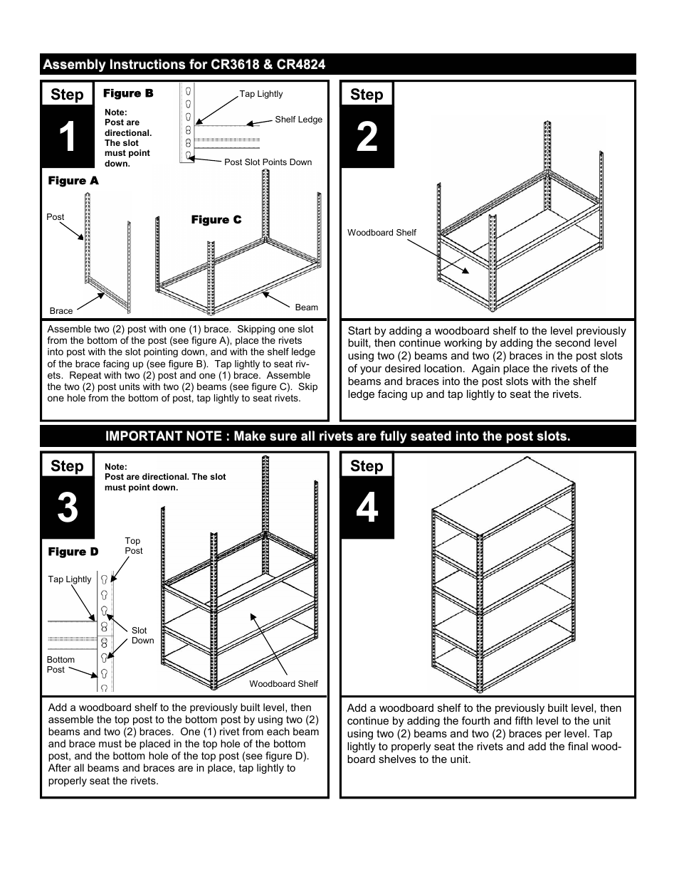 Edsal CR3618 User Manual | Page 2 / 2
