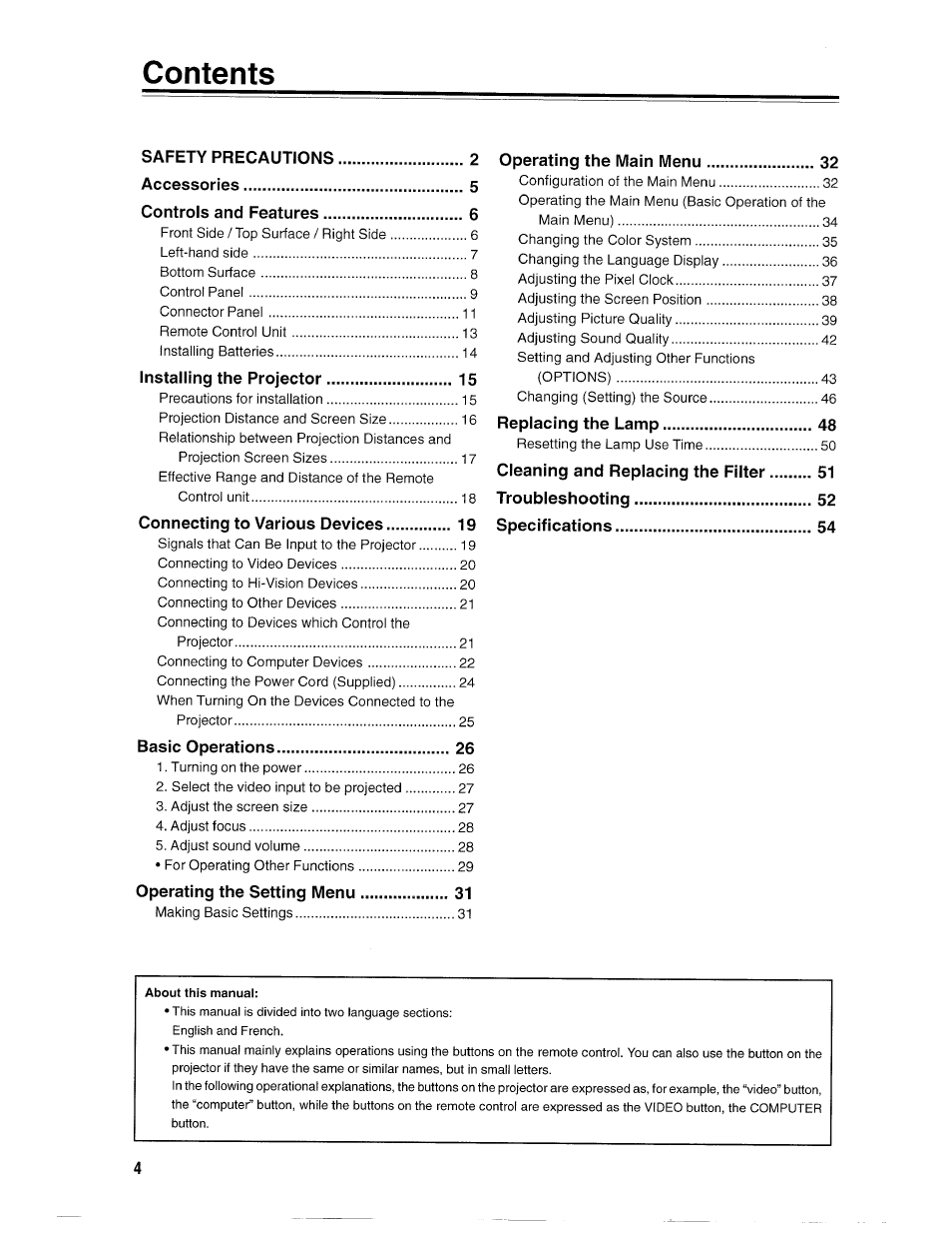 Ask Proxima D-ILATM Pro AV SX1 User Manual | Page 4 / 57