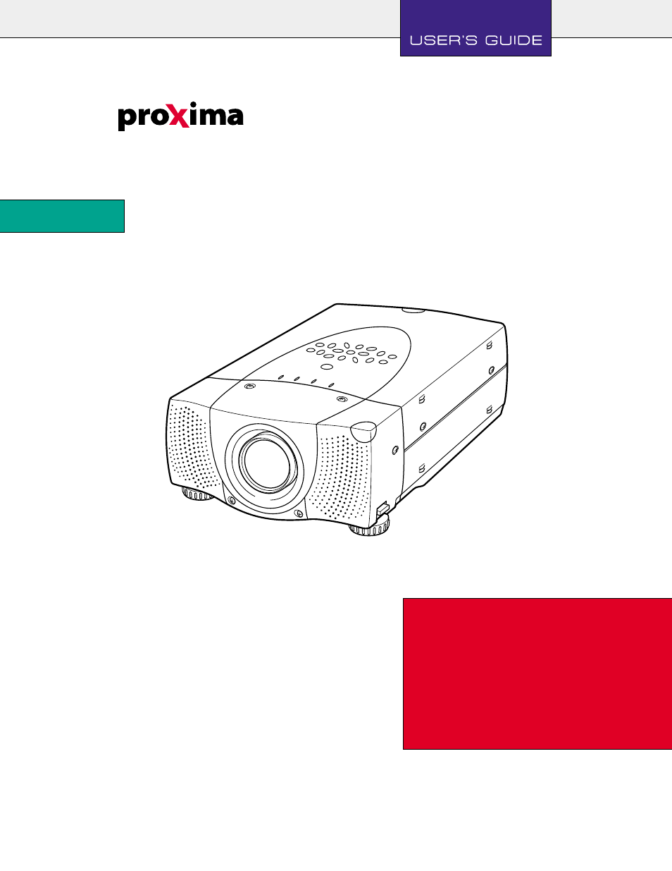 Ask Proxima 9280 User Manual | 48 pages