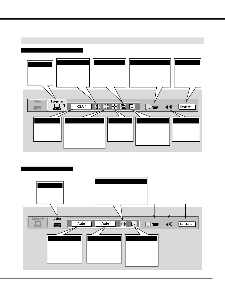 Before operation menu bar | Ask Proxima 9280 User Manual | Page 19 / 48