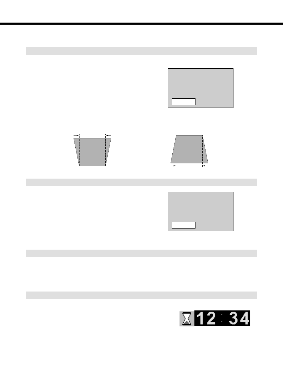 Keystone adjustment, Basic operation, No show function picture freeze function | P-timer function | Ask Proxima 9280 User Manual | Page 22 / 48