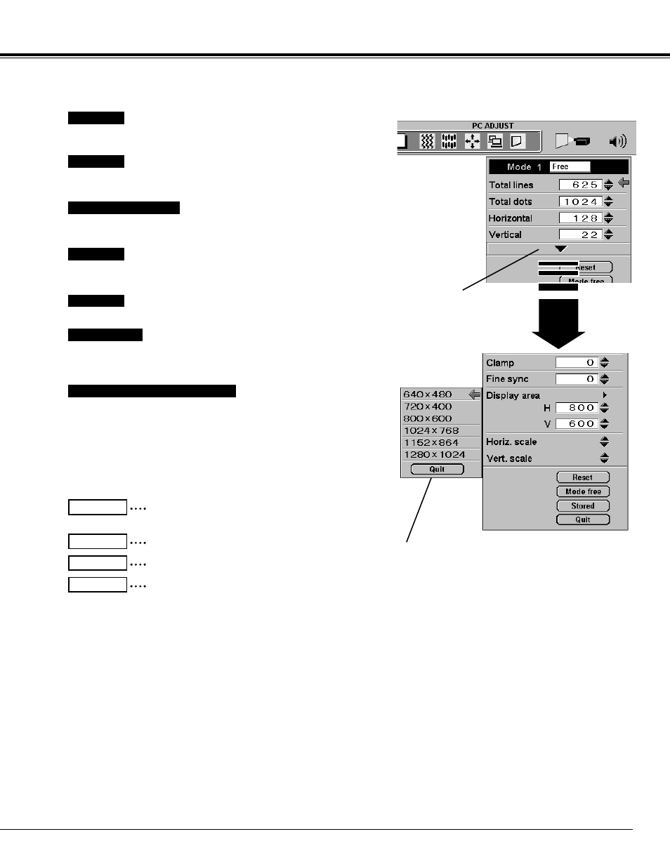 Computer mode | Ask Proxima 9280 User Manual | Page 27 / 48