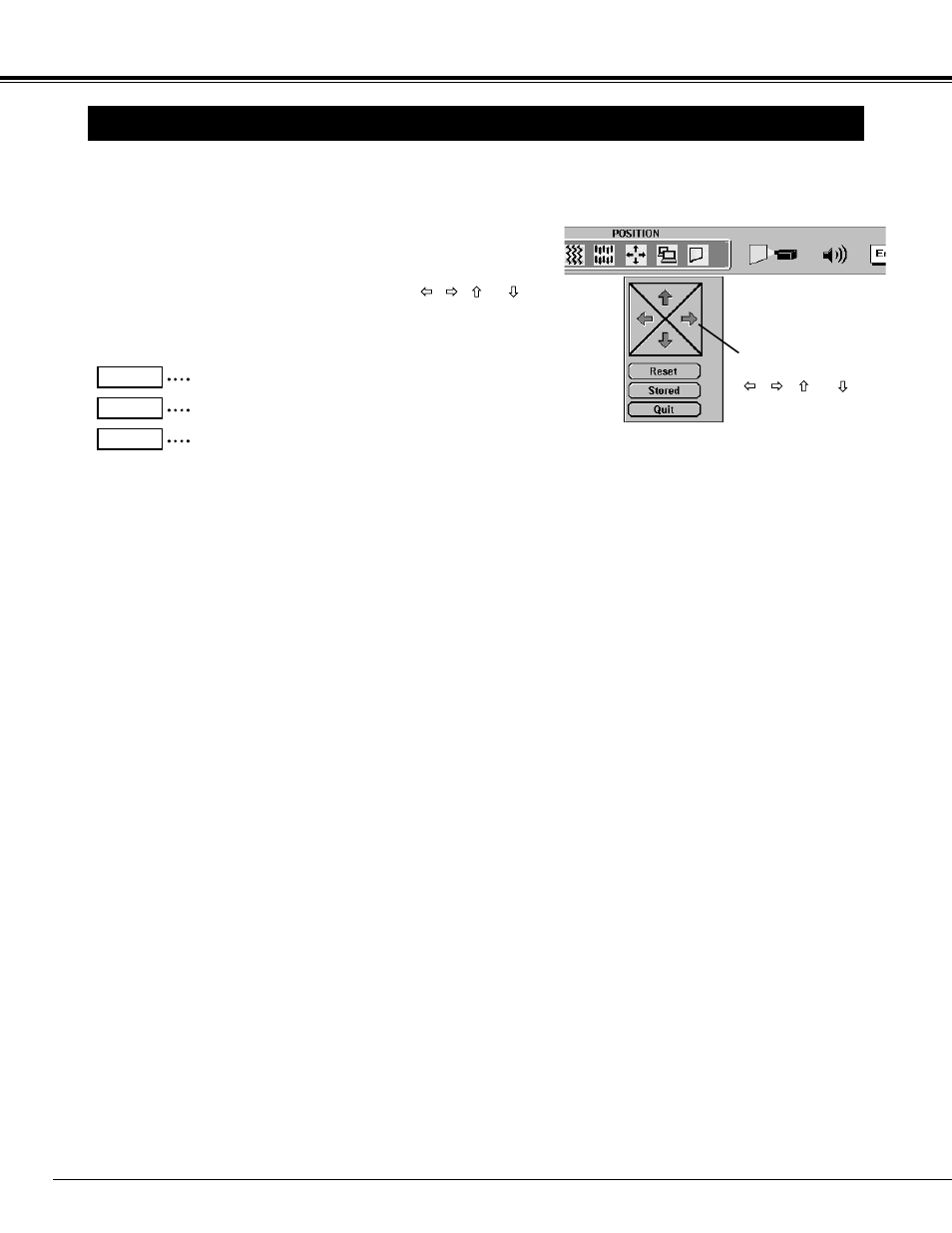 Picture position adjustment, Computer mode | Ask Proxima 9280 User Manual | Page 30 / 48