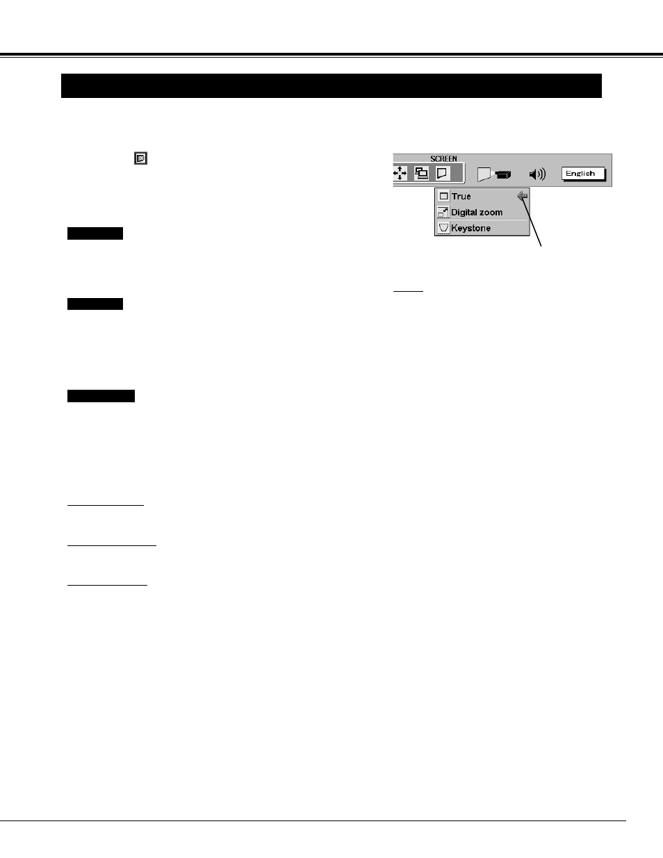 Picture screen adjustment, Computer mode | Ask Proxima 9280 User Manual | Page 31 / 48