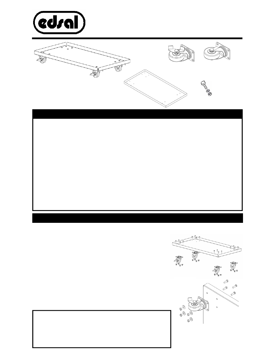 Edsal 1UFD1 User Manual | 1 page