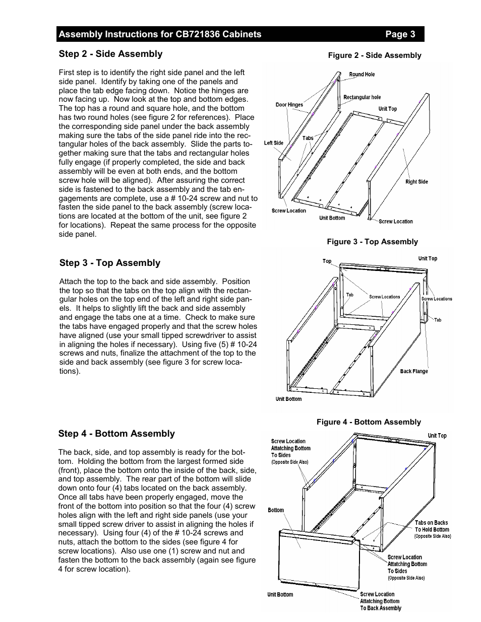 Edsal Sandusky CB721836 User Manual | Page 3 / 4