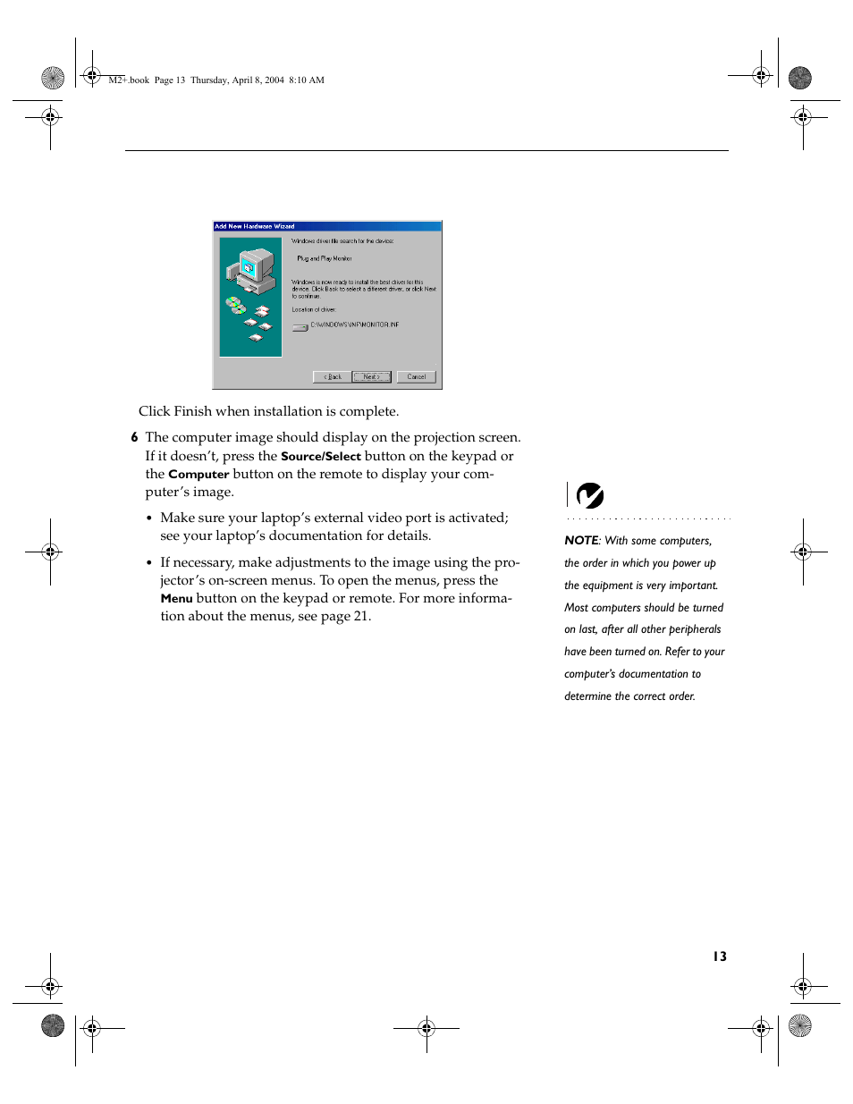 Ask Proxima M2+ User Manual | Page 20 / 51