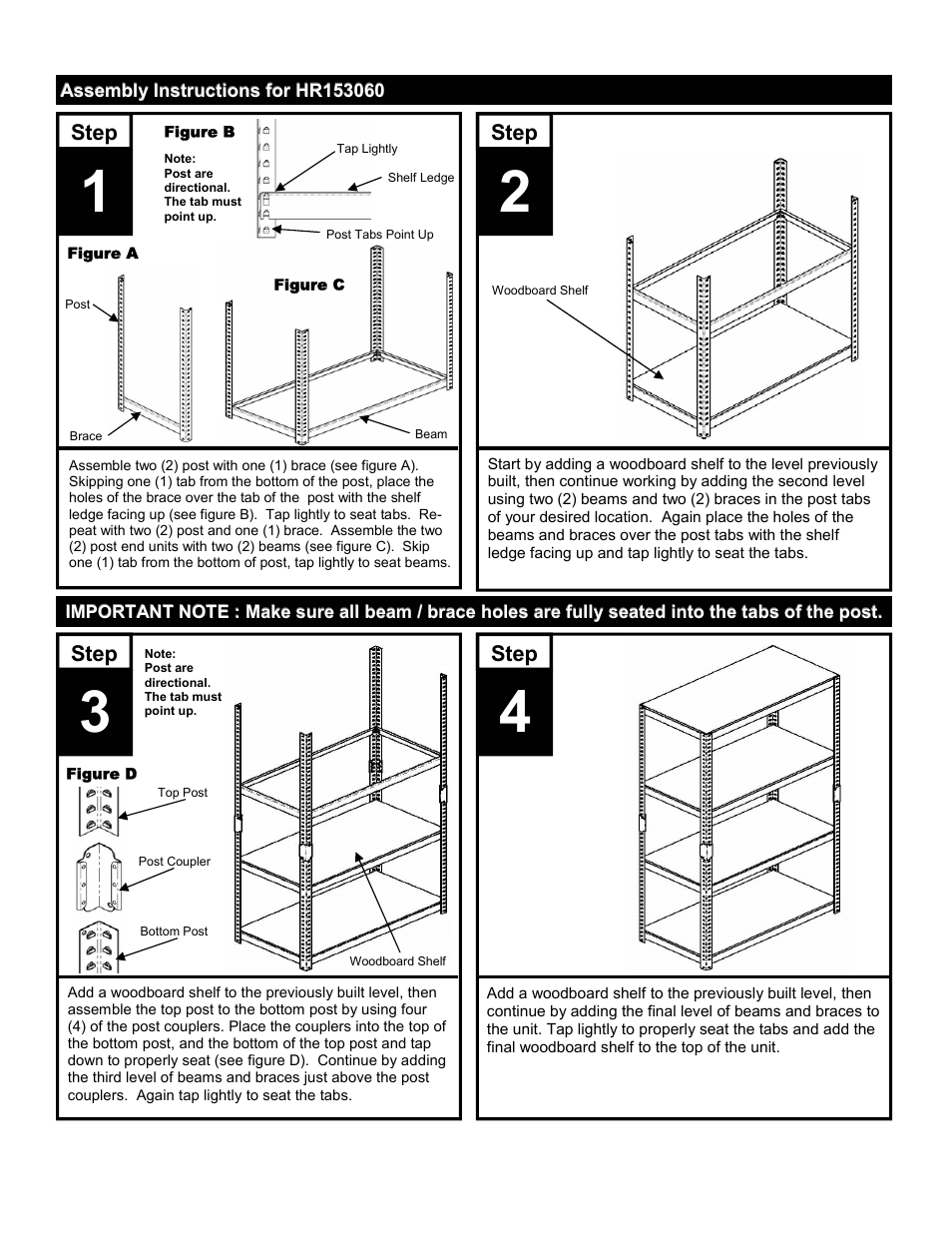 Edsal HR153060 User Manual | Page 2 / 2