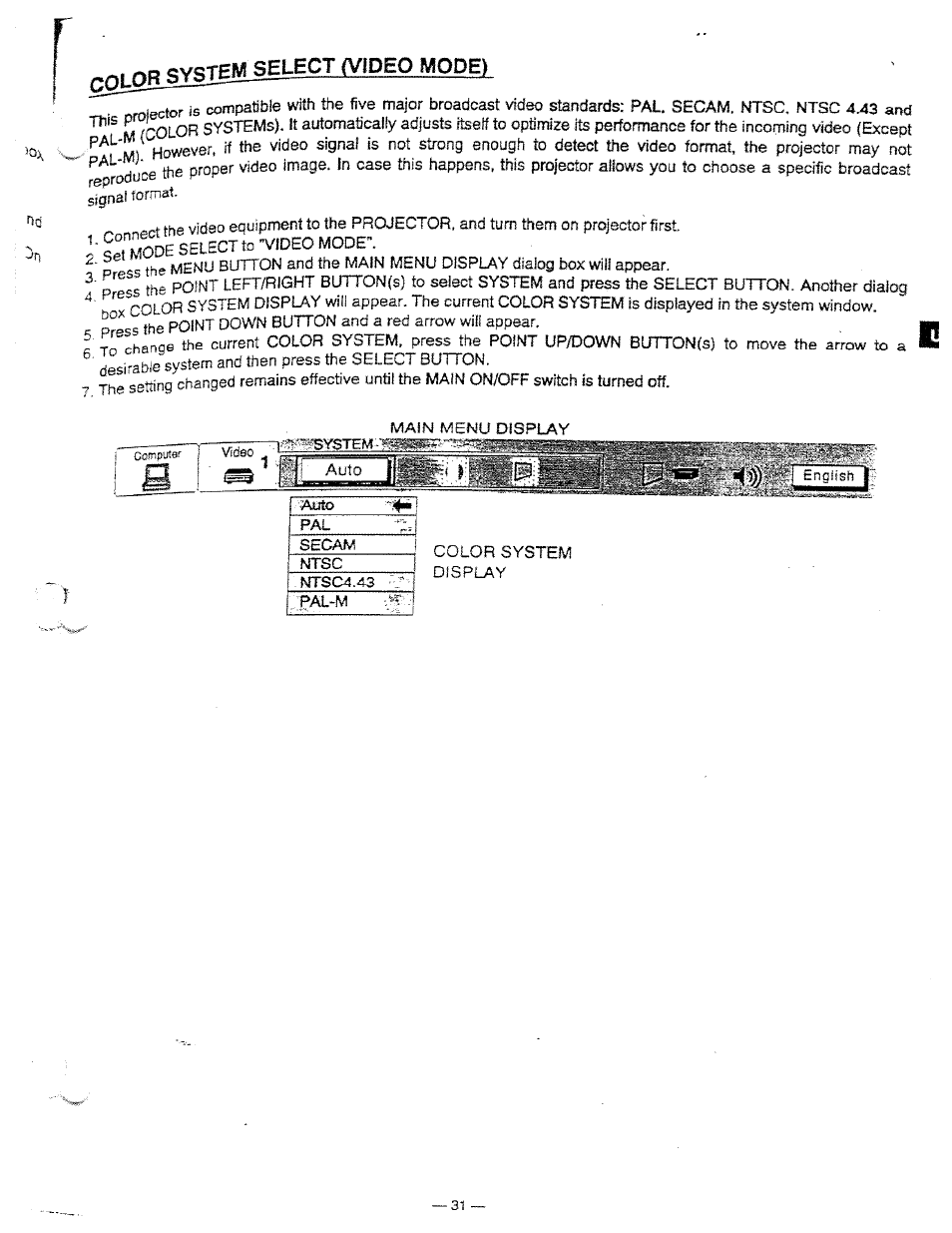 Ask Proxima DP5950 User Manual | Page 31 / 50