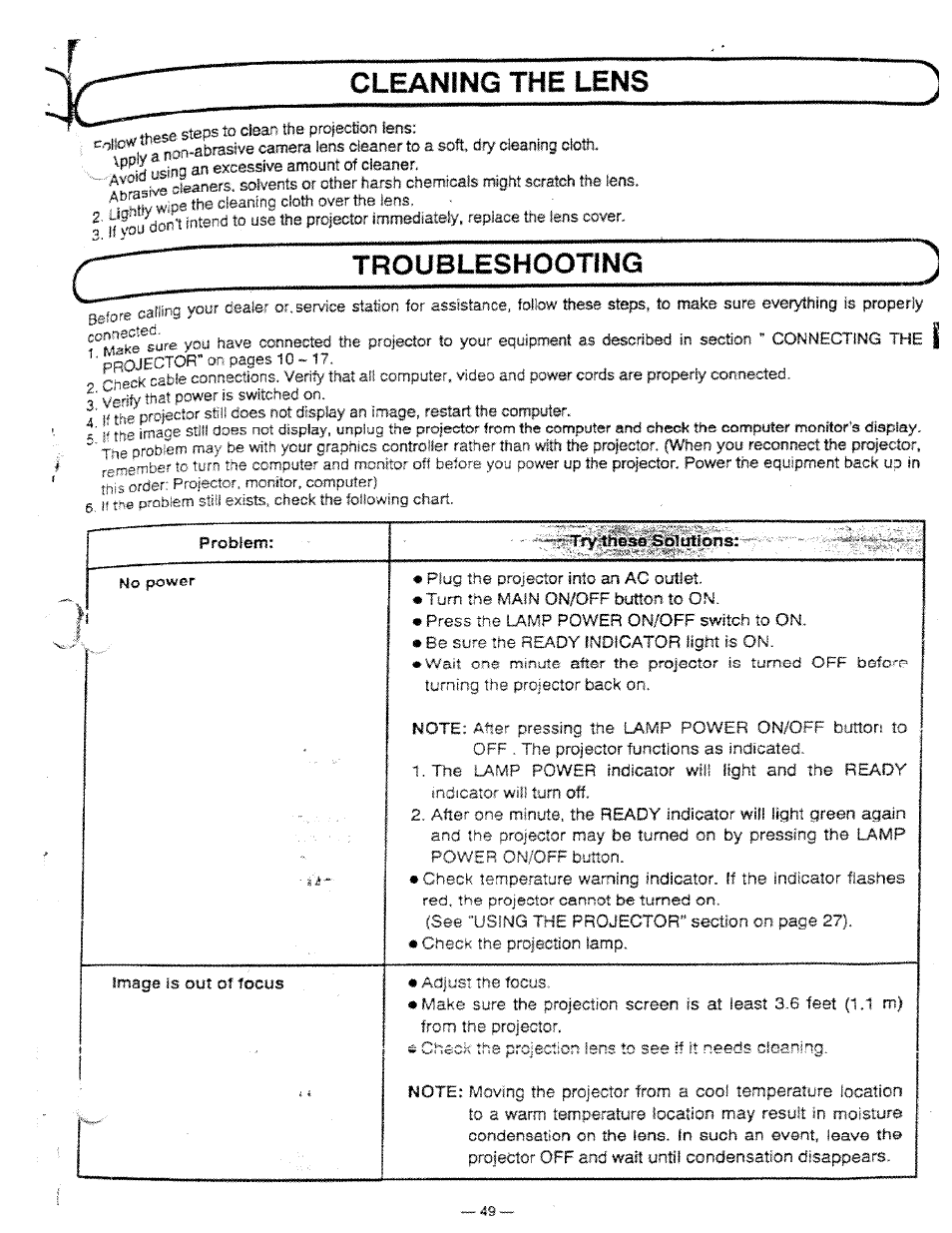 Ask Proxima DP5950 User Manual | Page 49 / 50