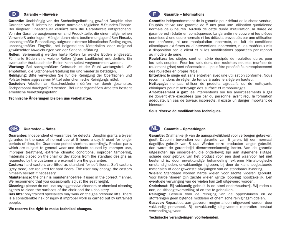 Nl f gb d | Trendoffice dat-o User Manual | Page 15 / 17