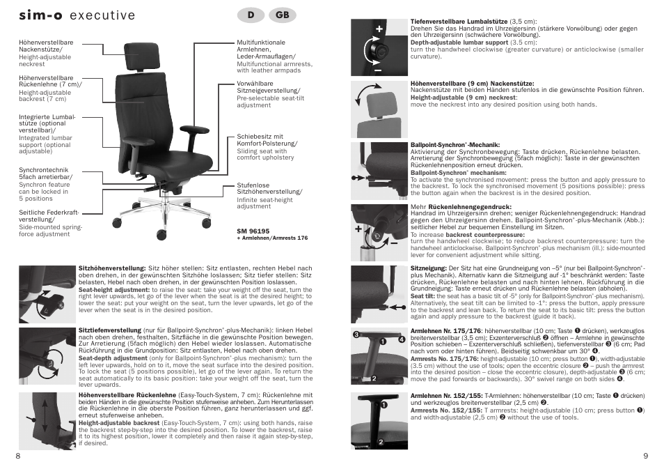 Sim-o executive | Trendoffice sim-o ER User Manual | Page 5 / 25