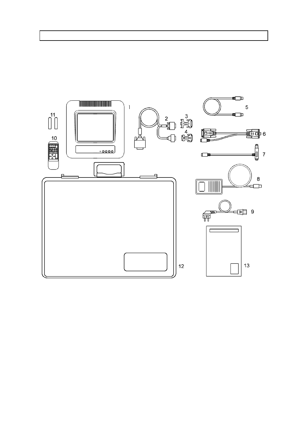 3 supplied material, 4 optional material | Ask Proxima 64 User Manual | Page 7 / 30