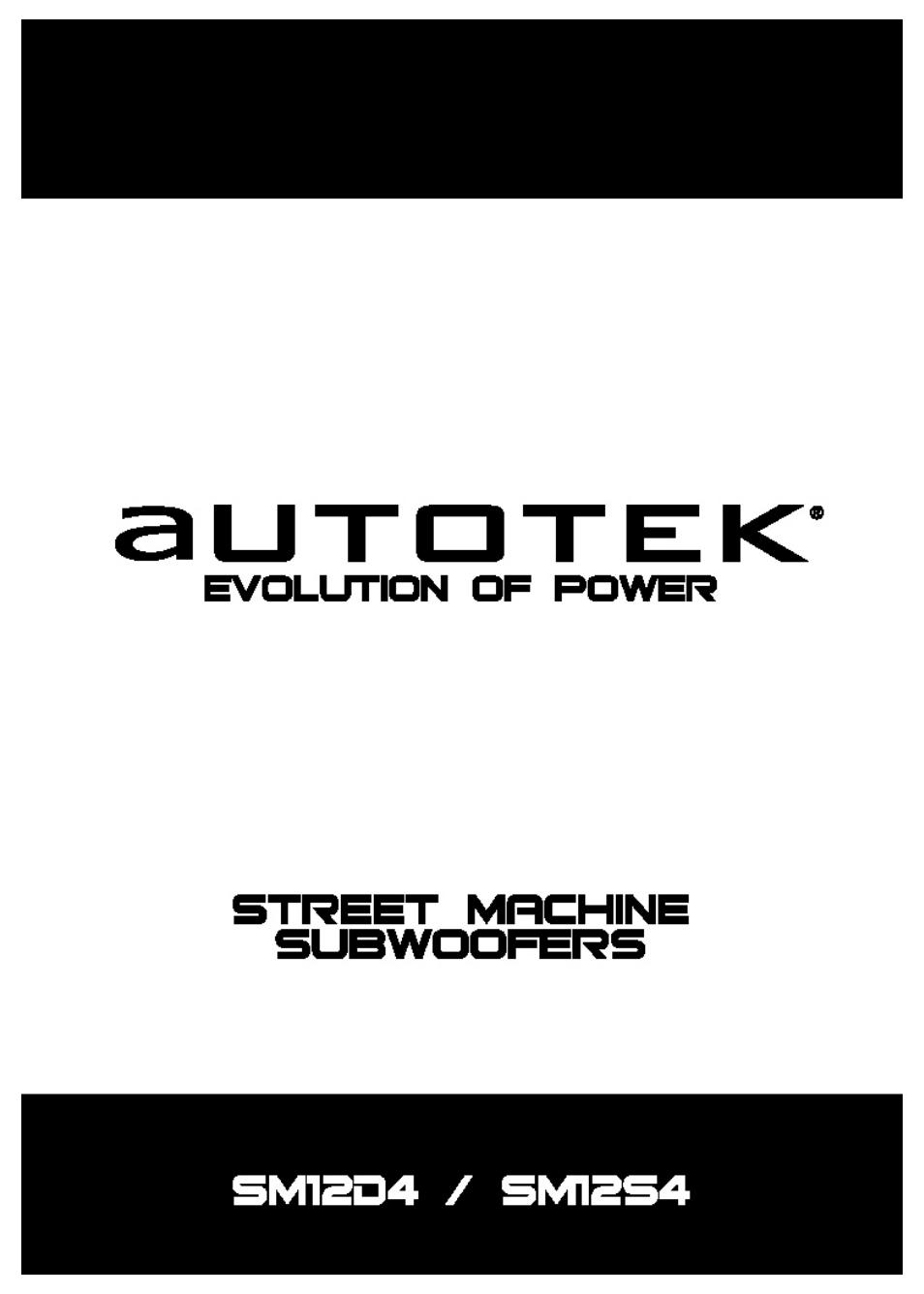 AutoTek SM12S4 User Manual | 10 pages
