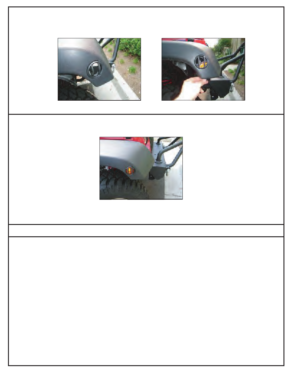 Rugged Ridge Euro Style Turn Signal & Side Marker Guard,07-14 Jeep Wrangler (JK) User Manual | Page 3 / 3