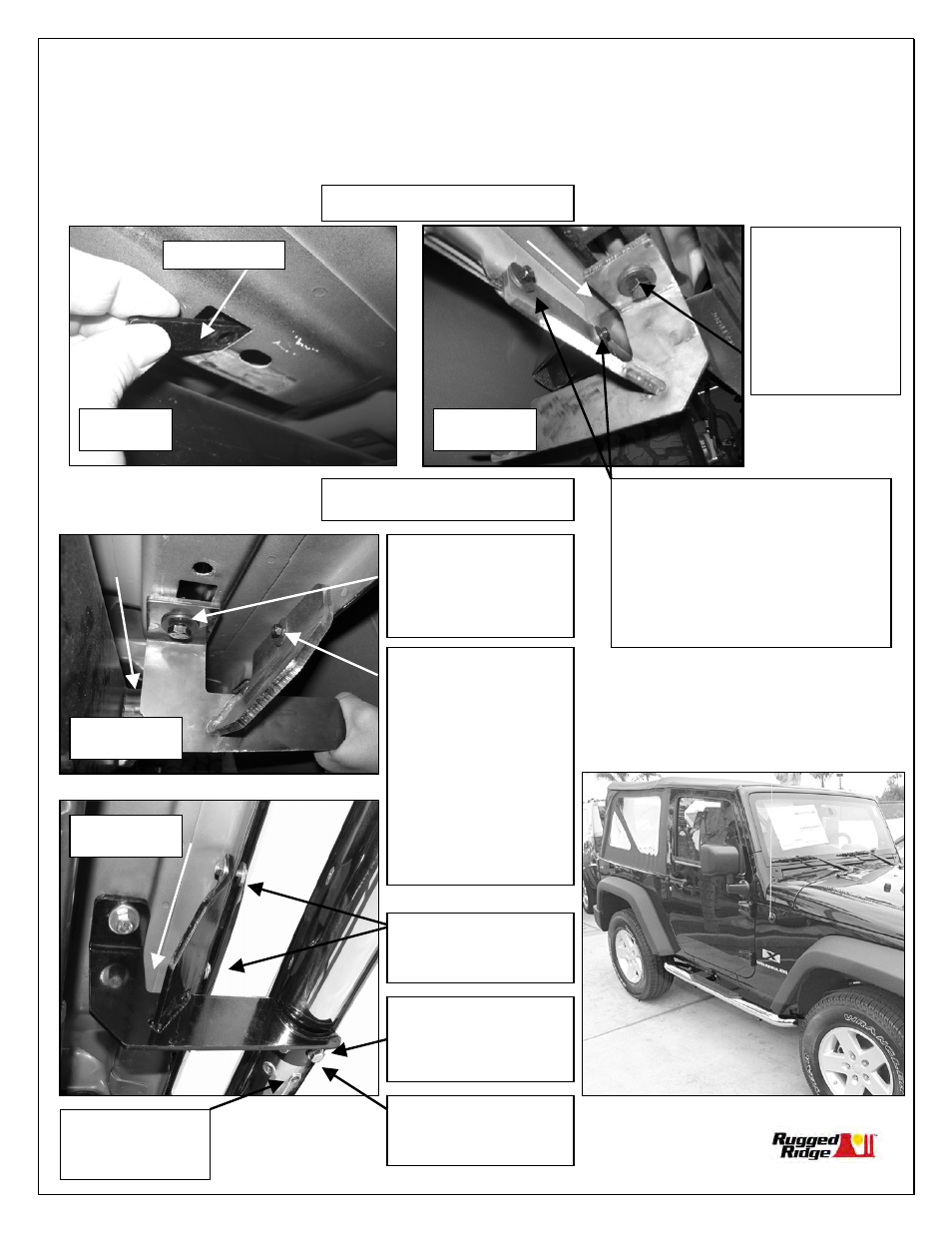 Rugged Ridge 3-Inch Round Side Steps, Black, 07-14 Jeep 2-Door Wrangler (JK) User Manual | Page 2 / 2