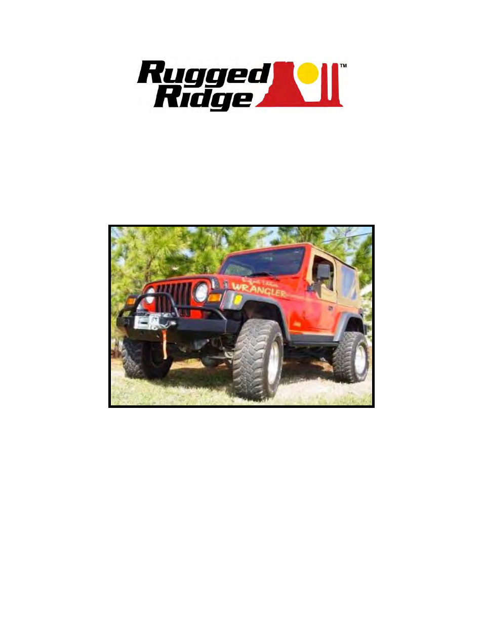 Rugged Ridge 6-Piece Body Armor Kit, 97-06 Jeep Wrangler (TJ) User Manual | 10 pages