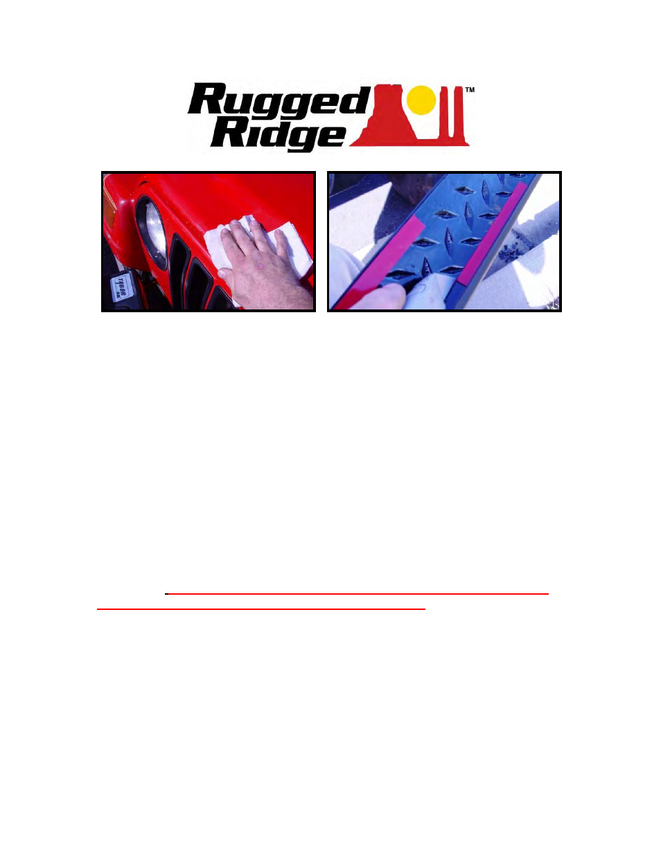 Rugged Ridge 6-Piece Body Armor Kit, 97-06 Jeep Wrangler (TJ) User Manual | Page 3 / 10