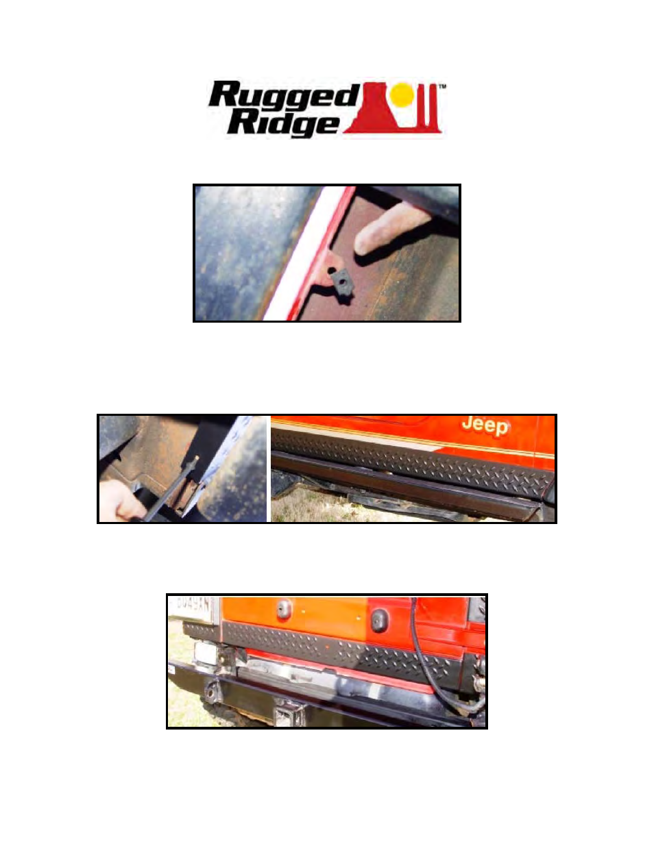 Rugged Ridge 6-Piece Body Armor Kit, 97-06 Jeep Wrangler (TJ) User Manual | Page 9 / 10