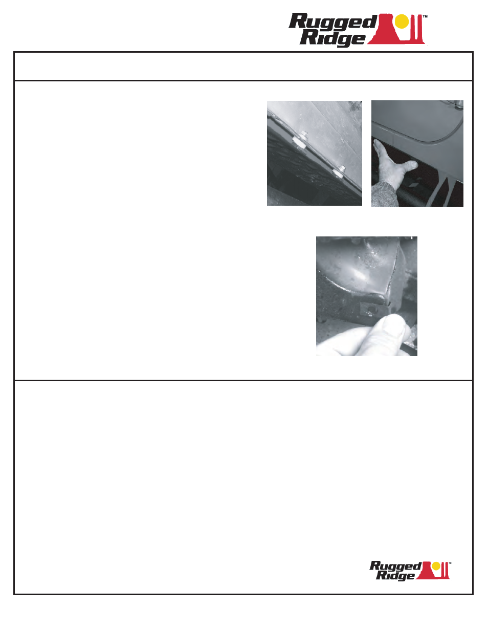 Page 2 | Rugged Ridge Rocker Guards, Body Armor, 07-14 Jeep 2-Door Wrangler (JK) User Manual | Page 2 / 2